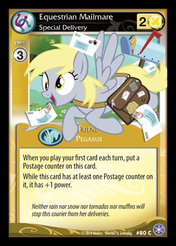 Equestrian Mailmare, Special Delivery (FOIL)